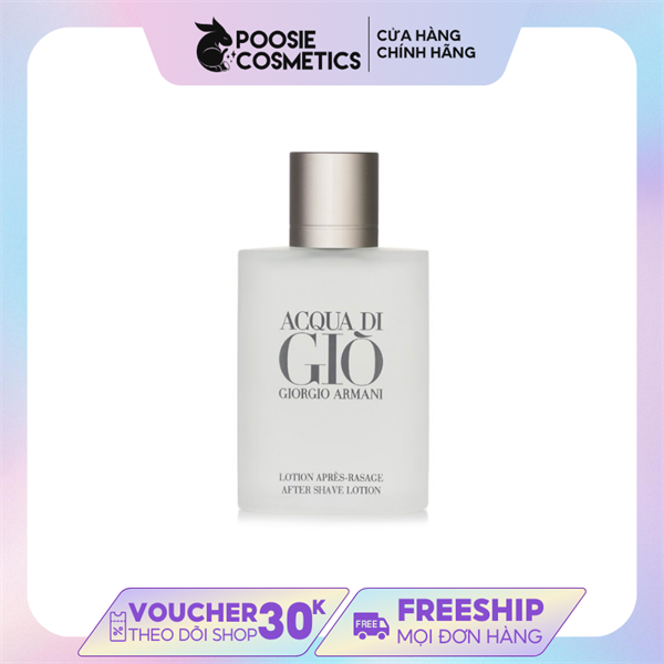 Lotion dưỡng sau khi cạo râu Giorgio Armani Acqua Di Gio Pour Homme After Shave Lotion 100ml