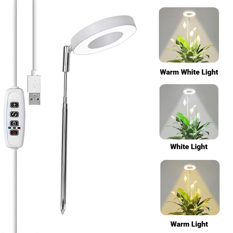 Full Spectrum Phyto Grow Lamp USB LED Grow Light USB Phytolamp for Plants 5V Lamp for Plants Growth Lighting for Indoor Plant Grow Light