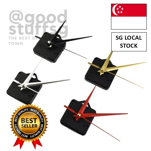 [SG FREE ]Silent DIY Quartz Movement Wall Clock Motor Mechanism Long Spindle Repair