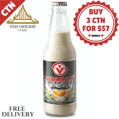 Vitamilk Energy Soymilk Drink Bottle ( 24 x 300 ML )