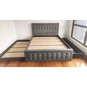 Atlas Queen Bedframe With Single Pullout And Drawer