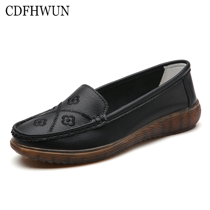 CDFHWUN Loafers for Women Slip