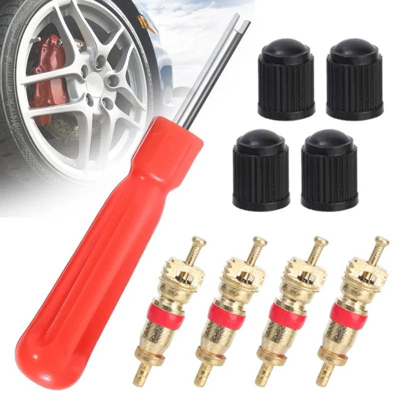 Lốp Lõi van dụng cụ tháo gỡ cờ lê tay cầm nhựa cho xe hơi xe đạp motorcycl xe đạp tuốc nơ vít cờ lê lõi sửa chữa lốp dụng cụ cầm tay