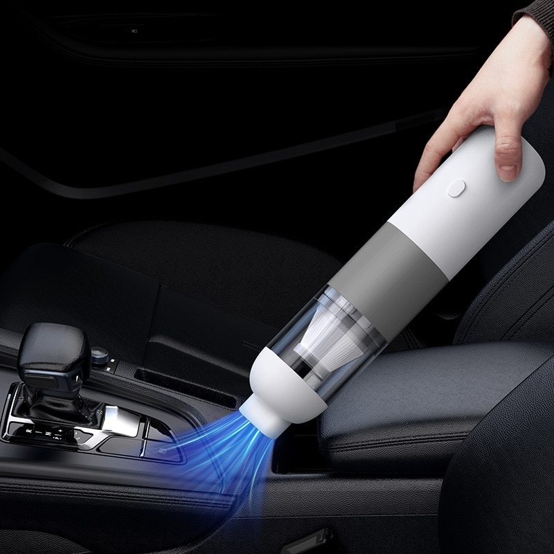 Máy hút bụi xe hơi sạc Máy hút bụi cầm tay xe nhà hai công dụng cây lăn bụi không dây