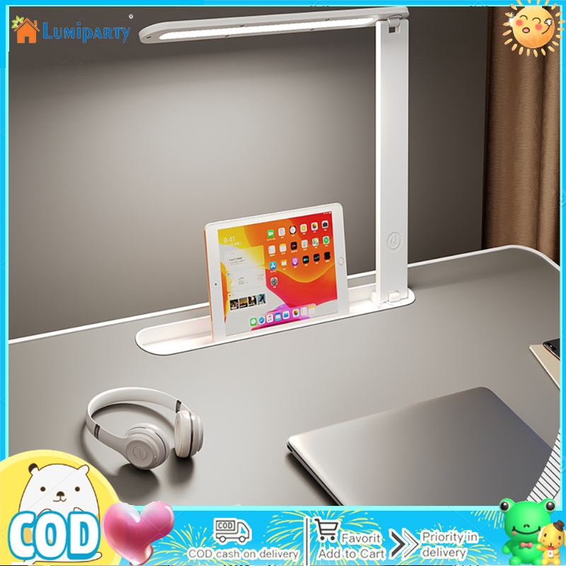 LumiParty Laptop Bed Tray Desk 4000K 10.6 "-15.4" Adjustable Heights Bed Table Bed Desk For Home Office ราคา 2,555 บาท*ส่งฟรี