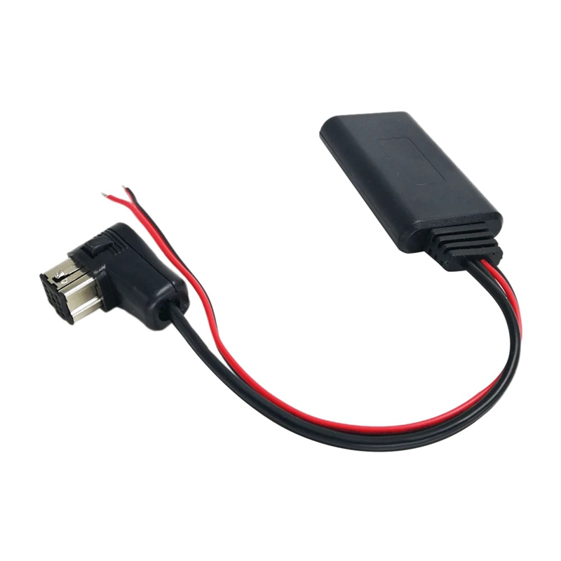(JFTU) 1 Piece Bluetooth 5.0 Auxiliary Input Wireless Audio Cable Adapter Black Plastic Automotive S