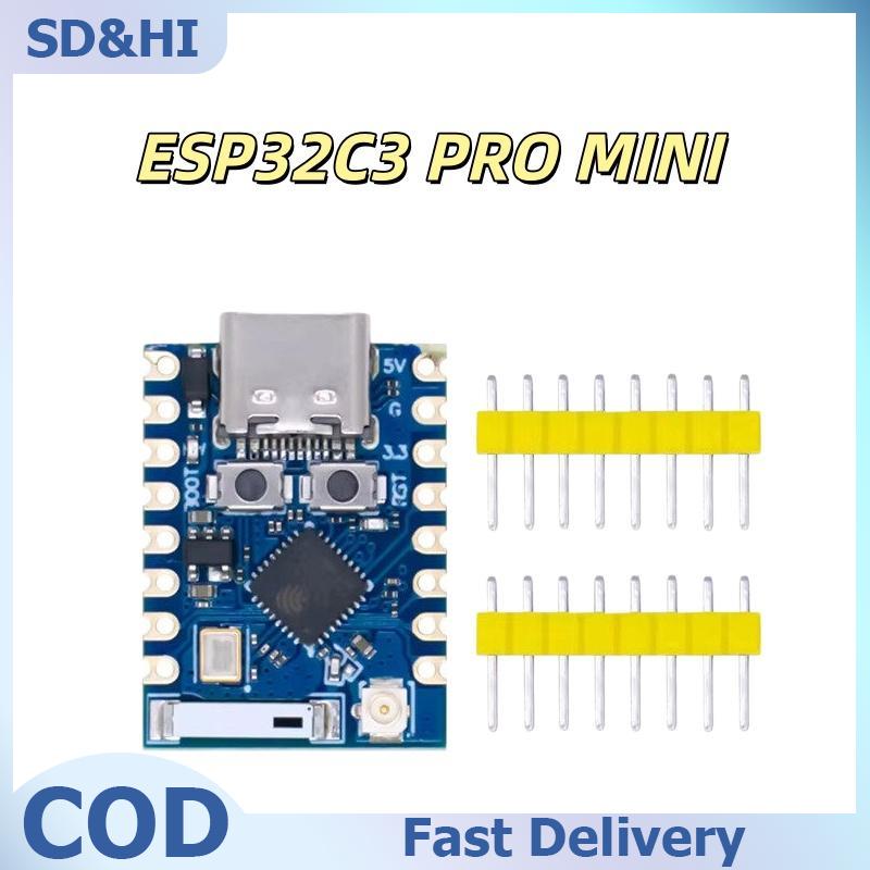 SD&HI 1 Bộ esp32c3 Pro Mini ban phát triển esp32c3fh4 chip onboard Module cho nhanh chóng prototyping và điều khiển thông minh hệ thống Giá 97,721 Đồng*Miễn phí vận chuyển