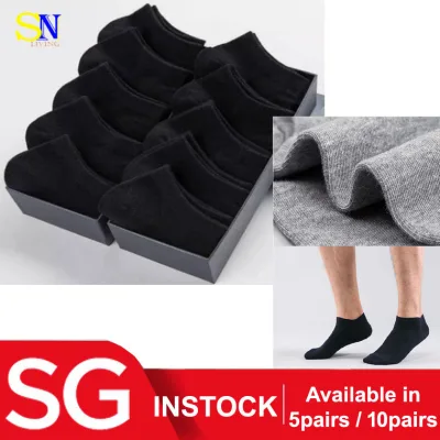 [SG Seller] [SN Living] 10pairs Comfort Low Cut Ankle Socks Cotton Polyster