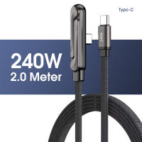 Fonken Giá đỡ điện thoại có thể gập lại sạc nhanh 240W Cáp dữ liệu cáp sạc nhanh điện thoại máy tính bảng có thể gập lại được 2 trong 1