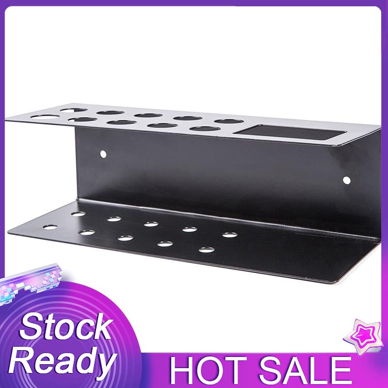 LDI8-10-Slot Wall Mounted Office Organizer Dry Erase Marker and Eraser Holder Rack Acrylic Dry Erase