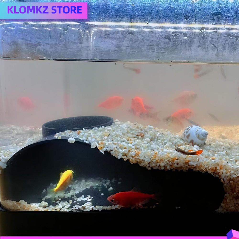 KLOMKZ Đường cong Hang động đường hầm dưới lòng đất cho bể cá Trang trí bể cá Đa chức năng Đường hầm trang trí bể cá Sự sáng tạo Dưới đường hầm sỏi Nơi ẩn náu hoàn hảo cho cá tôm