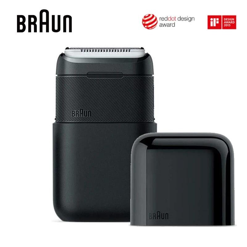 Braun X Series M1012 Mini Shaver For Men Wet-Dry Dual Use Washable Rechargeable Electric Razor Beard Shaving Machine Original