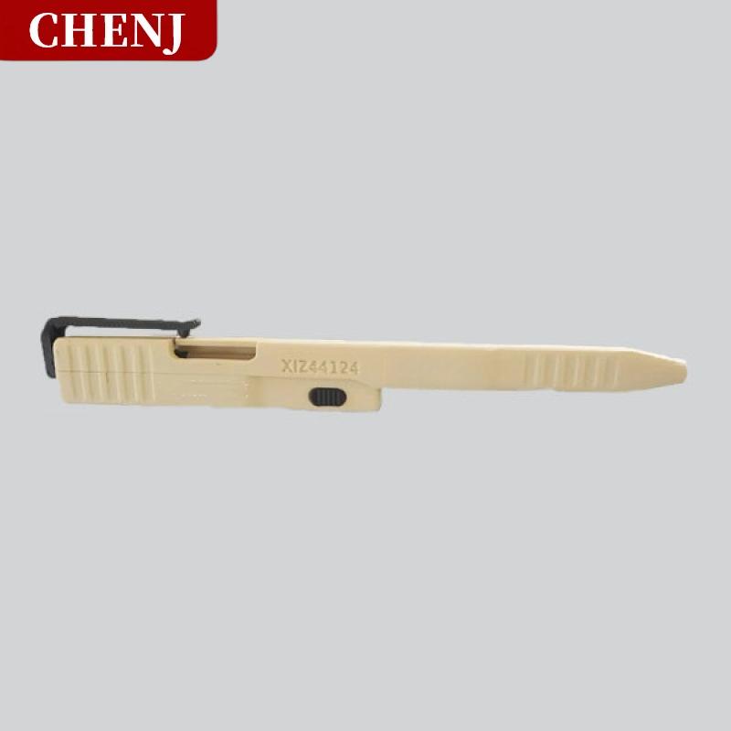 [COD] CHENJ 1Pcs Versatile 3D Printed Tactical Pens EDC Practical Slide-Action Ballpoint Pen Unique Creative Writing Accessories