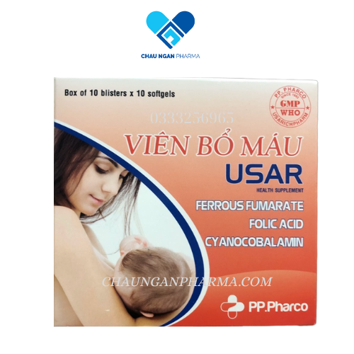 Viên bổ máu usar - tủ thuốc bảo châu