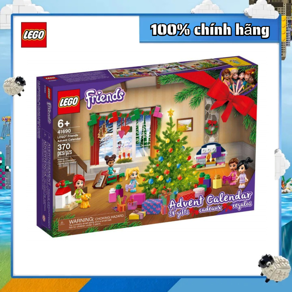 LEGO 41690 Friends Advent Calendar 370pcs 6+ LEGO chính hãng Đồ chơi lắp