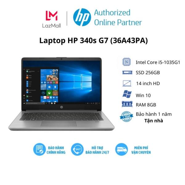 Bảng giá Laptop HP 340s G7 (36A43PA)/ Grey/ Intel Core i5-1035G1 (1.00 Ghz, 6 MB)/ RAM 8GB DDR4/ 256GB SSD/ 14 inch FHD/ Intel UHD Grapphics/ FP/ WL+BT/ 3 Cell 41 Whr/ Win 10SL/ 1 Yr Phong Vũ