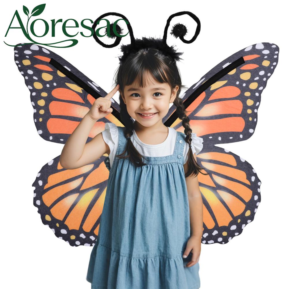 Aoresac ปีกเครื่องแต่งกายสำหรับหญิงสาวตกแต่งแต่งกาย UP ปีก PROP พร้อมแถบคาดศีรษะสำหรับคอสเพลย์ Holiday PARTY... ราคา 841 บาท*ส่งฟรี