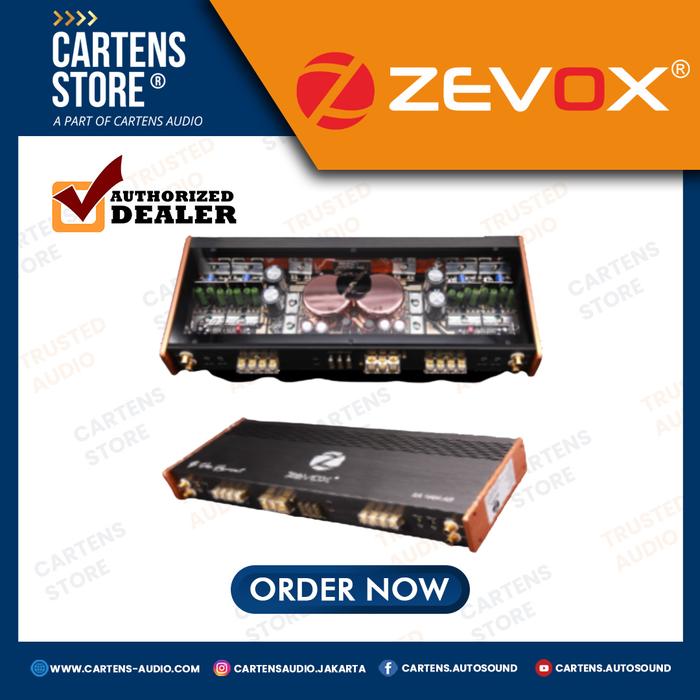 POWER AMPLIFIER 4 CHANNEL ZEVOX ZA 1004 AB BY CARTENS-STORE.COM-LULASHOP58 Harga 6,670,000 rupiah*Gratis Ongkir