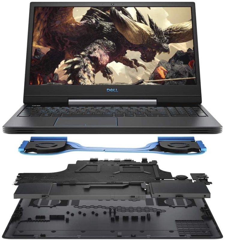 2020 Dell G5 15 5590 15.6 Inch FHD Gaming Laptop (9th Gen Intel 6-Core i7-9750H up to 4.5 GHz, 16GB RAM, 512GB SSD, NVIDIA GeForce RTX 2060, Bluetooth, WiFi, HDMI, Windows 10) (Black)