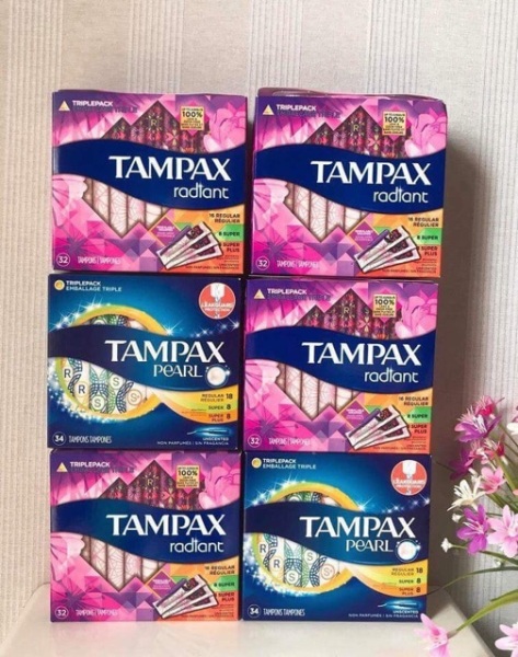 Băng vệ sinh Tampax Radiant (tampon) giá rẻ