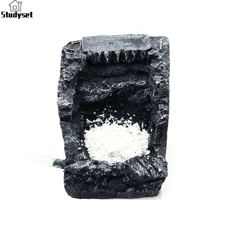 Studyset Turtle Tank Rockery Waterfall Decorations, Fish Tank Landscape Resin Decorative Rock Mountain, Hideaway Cave With Underwater Sand For Aquarium Turtle Tank Hideout ﻿ ราคา 400 บาท*ส่งฟรี