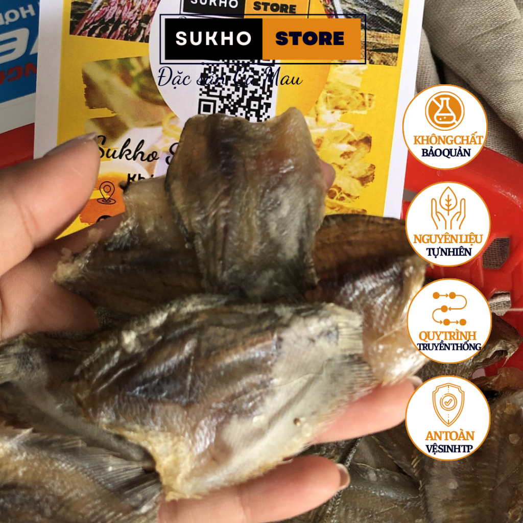 Khô cá sặc bướm, cá sặc rằn đồng đặc sản Cà Mau ngon tự nhiên chiên giòn - Sukho Store