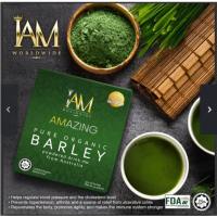 I Am Worldwide Amazing Pure Organic Barley 1 Box (10 Sachets)
