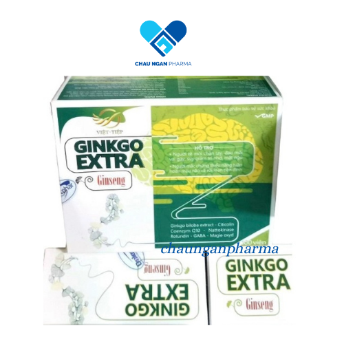 GINKGO EXTRA GINSENG xanh Hộp 100 viên