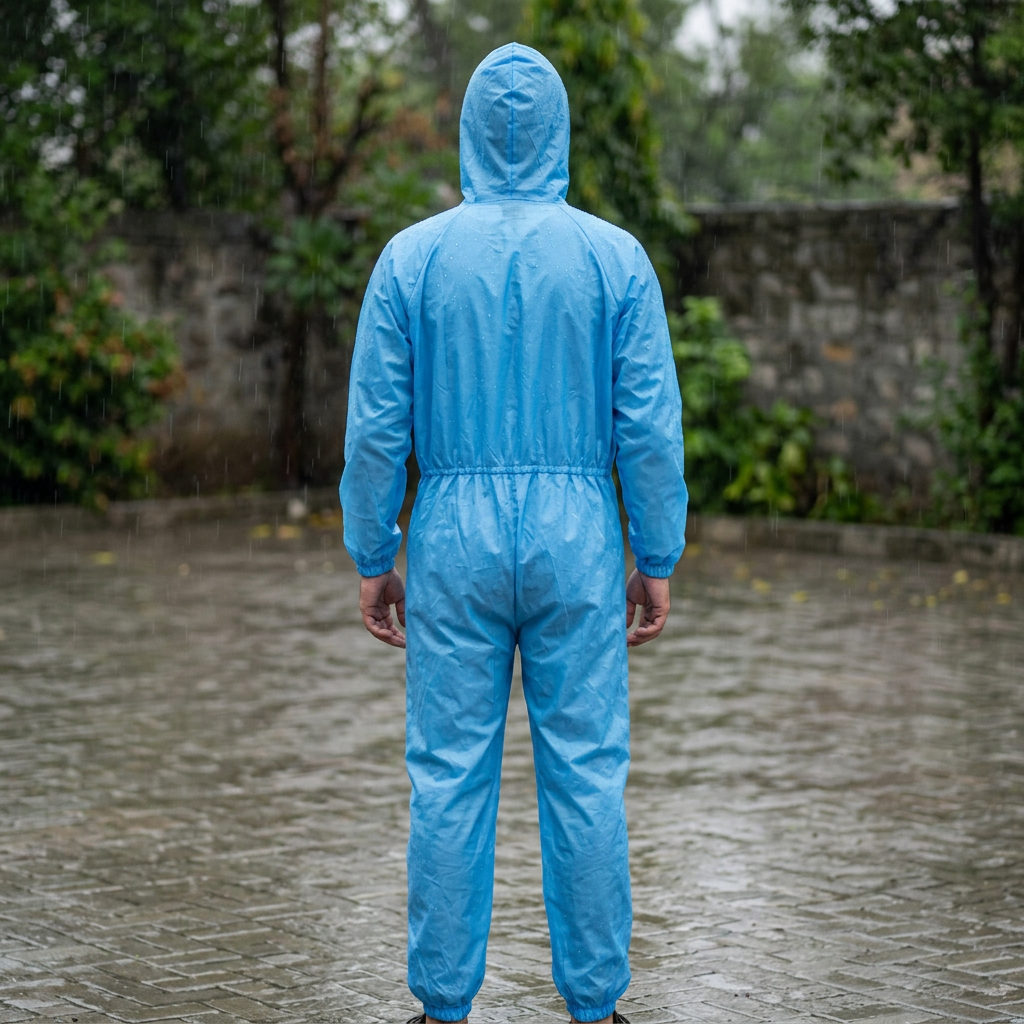 dangri raincoat Waterproof Fashion Conjoined Full Body Over Rain Coat Suit and oil proof dust proof for outdoor activities