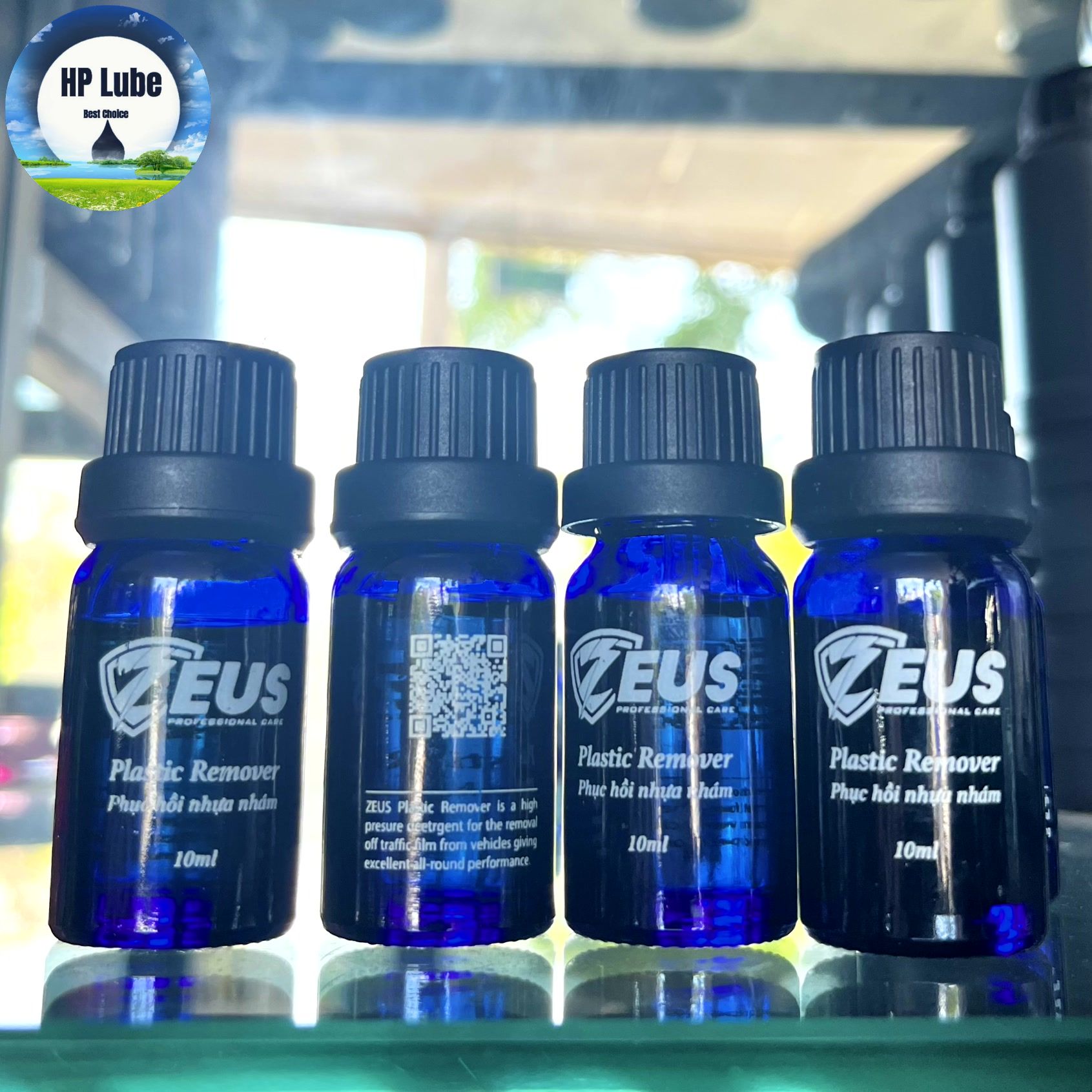 Phục hồi nhựa nhám zeus plastic remover 10ml, phục hồi, làm mới nhựa nhám đen bạc màu