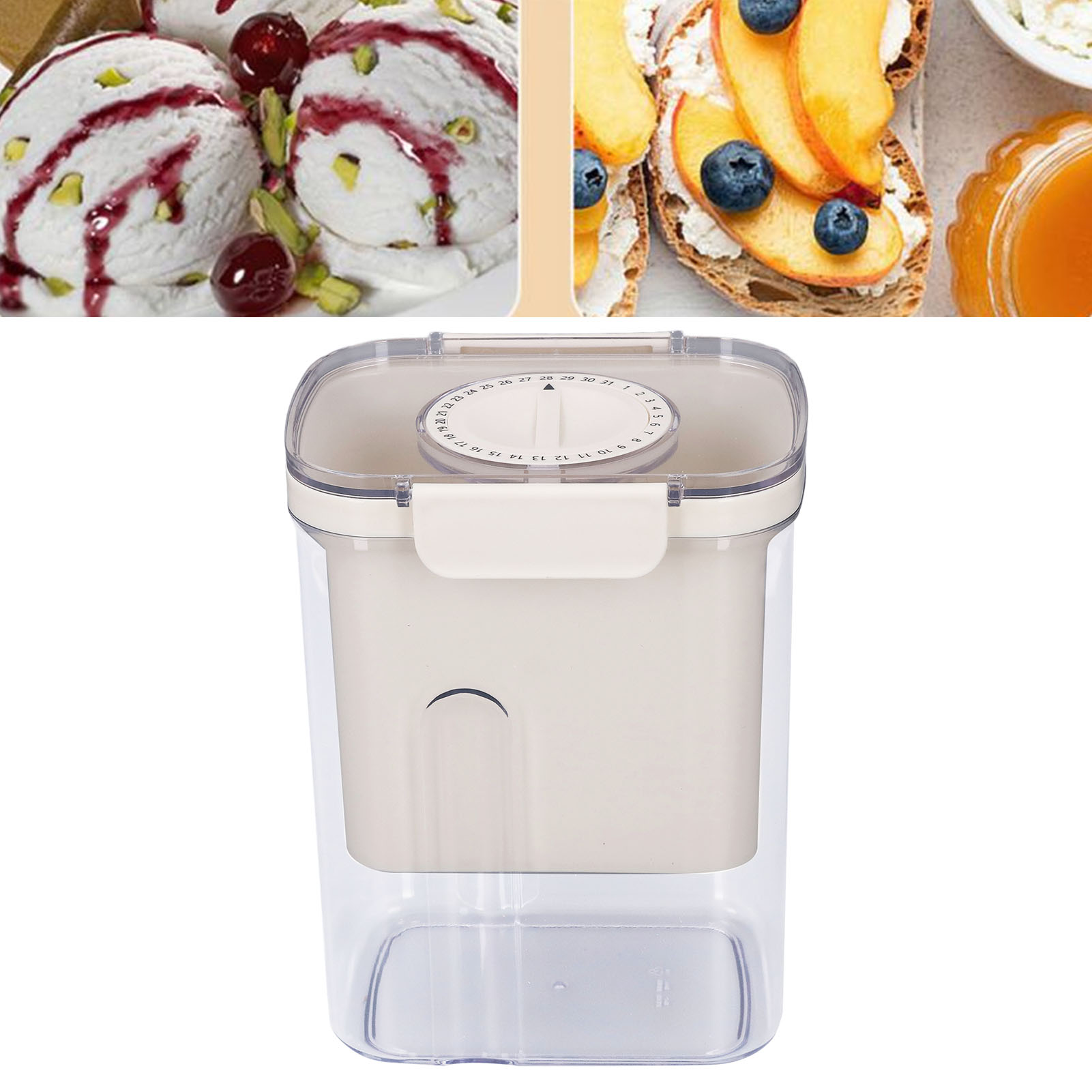 Kavolet dày sữa chua sữa Lọc Sữa chua lọc màng mịn thuận tiện ép thực phẩm rây lọc với bộ đếm thời gian cho Yến Mạch Sữa đậu nành