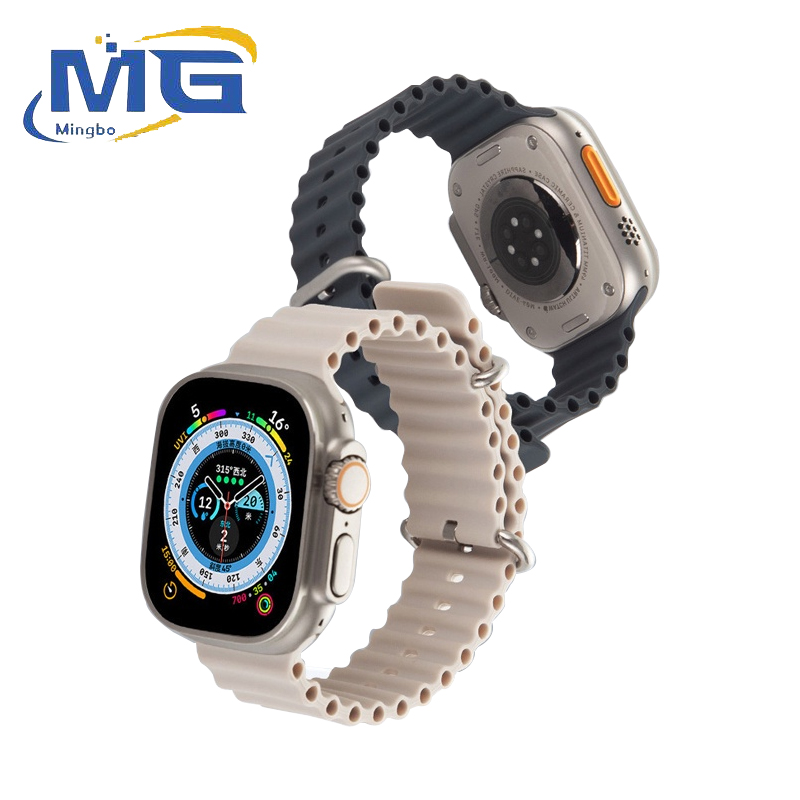 Mingbo new products fashionable waterproof silicone strap unisex 38mm strap length 44mm. 45mm. 40mm. 41mm. 42mm ราคา 89 บาท*ส่งฟรี