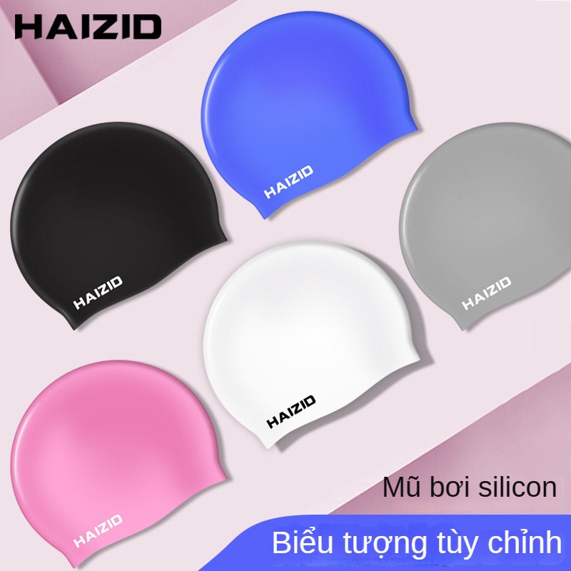 Mũ bơi silicone chống thấm nước cho người lớn mũ bơi silicone thông dụng cho bé trai và bé gái