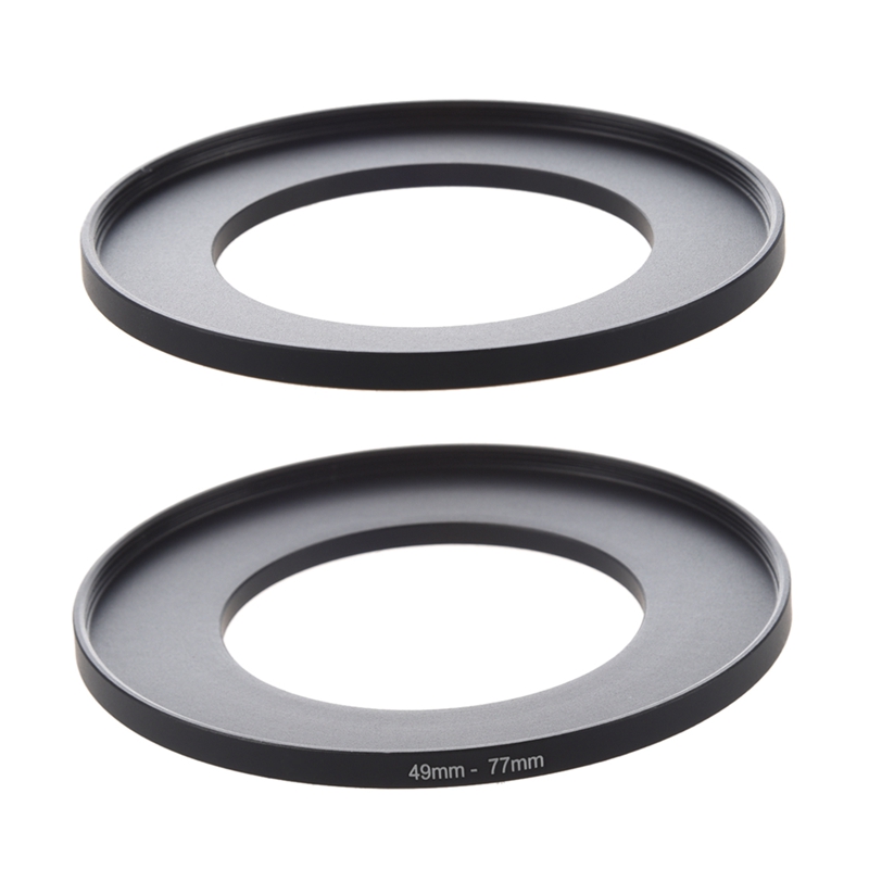 BÁO GIÁ SAKURA TĂM BÔNG RING BABY 180 PCS (MDS)-TB012N | Shopee Lazada Sendo Tiki mới nhất 40 2 Pcs Black Camera Filter Lens Step Up Ring Adapter, 1 Pcs 49Mm-72Mm & 1 Pcs 49Mm-77Mm
