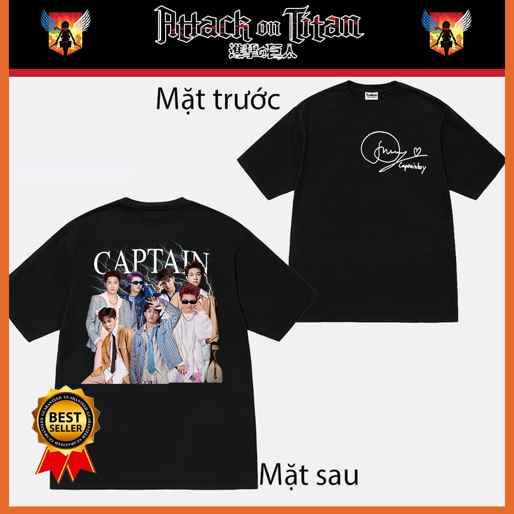 Áo Phông Anh Trai Say Hi Quang Hùng Master D - Captain boy - Hieuthuhai -Rhyder quang anh - Mèo Xanh