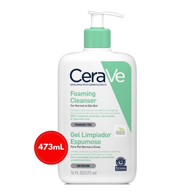 cerave foam face wash