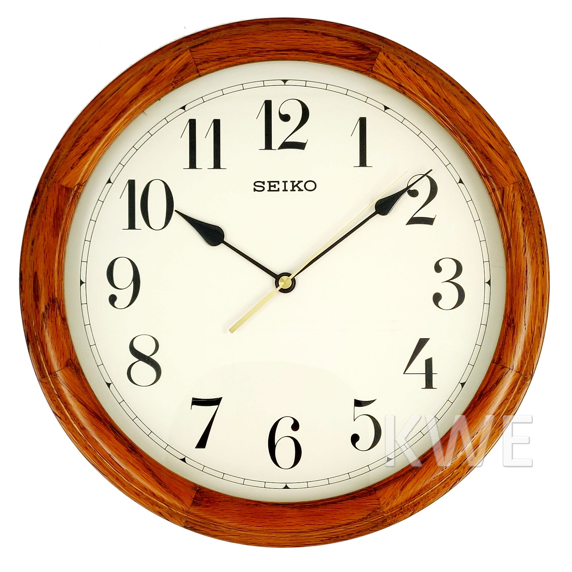 100% ORIGINAL SEIKO Quartz Analogue Wooden Wall Clock QXA153 (QXA153B) [Jam Dinding Kayu]