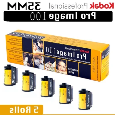 5 Roll Kodak Professional Pro Image Proimage 100 35mm 135 Color Negative Rolls Film