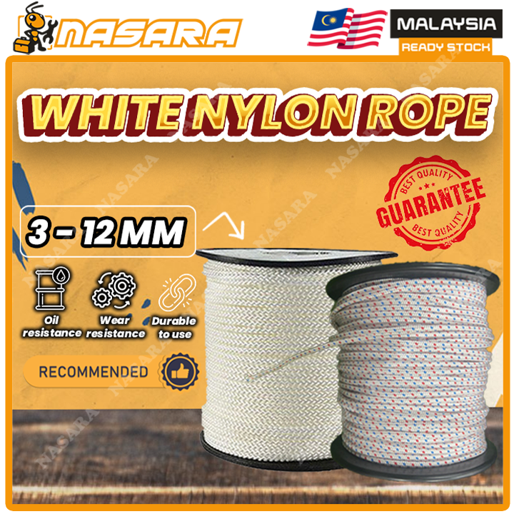 3mm Benang Nilon Crochet Nylon Cord 粗空心线 钩包尼龙线