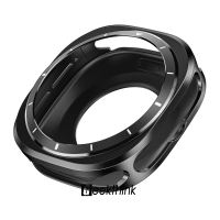 GEEKTHINK Metal Case+PC Back Cover for Samsung Galaxy Watch Ultra 2025 47mm Case Protective Metal Frame Bumper Aluminum alloy Hard Shell for Galaxy Watch 7 Ultra 47mm