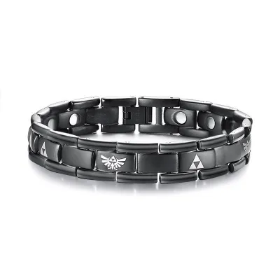 Magnetic Bracelet Arthritis Pain Relief Titanium Magnets Therapy For Men Wristband With Links Removal Tool