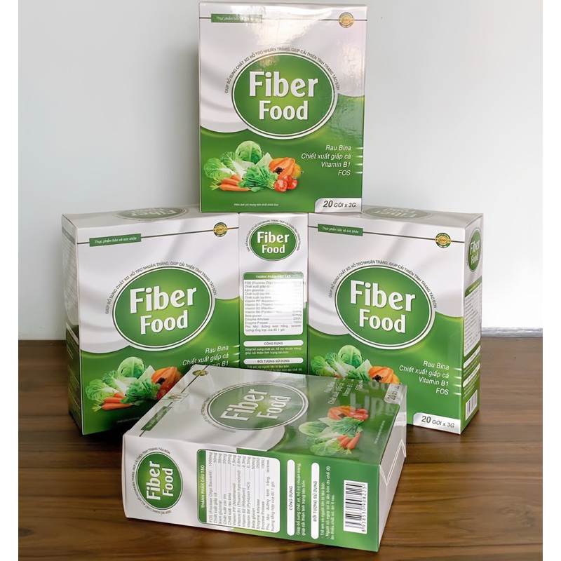 Chất xơ hòa tan FIBER FOOD chiết xuất rau củ tự nhiên bổ sung chất xơ giảm