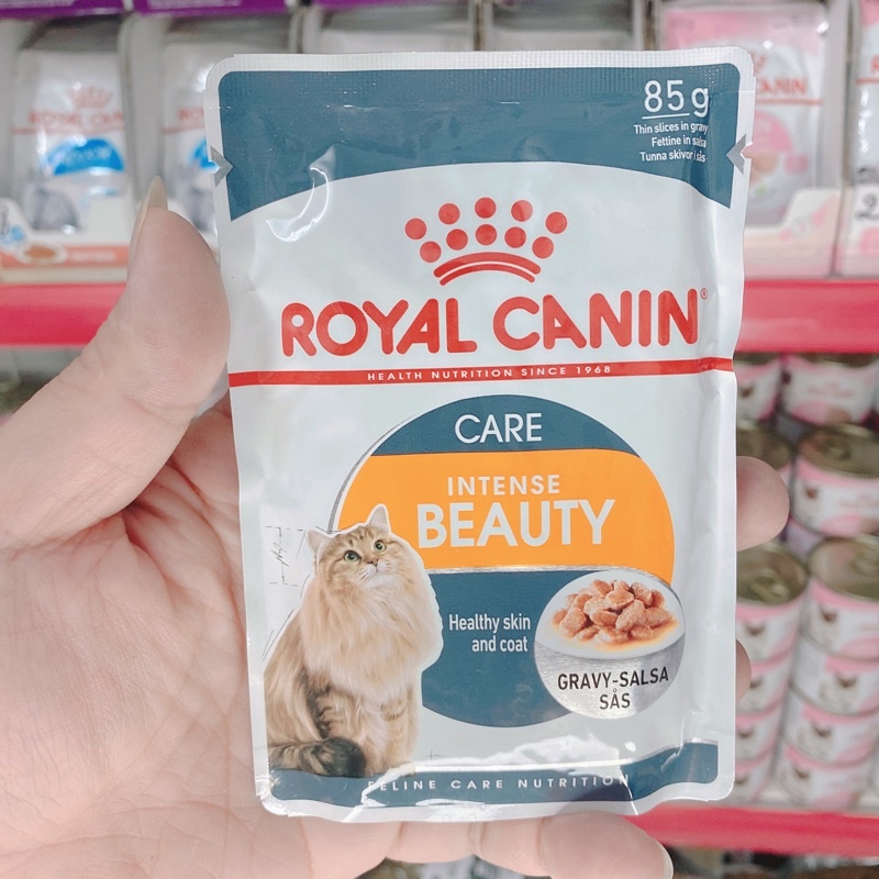 [HỘP 12 GÓI] Pate ROYAL CANIN Intense Beauty 85g 🐶 FREE SHIP 🐶 Dưỡng Lông & Da Cho Mèo