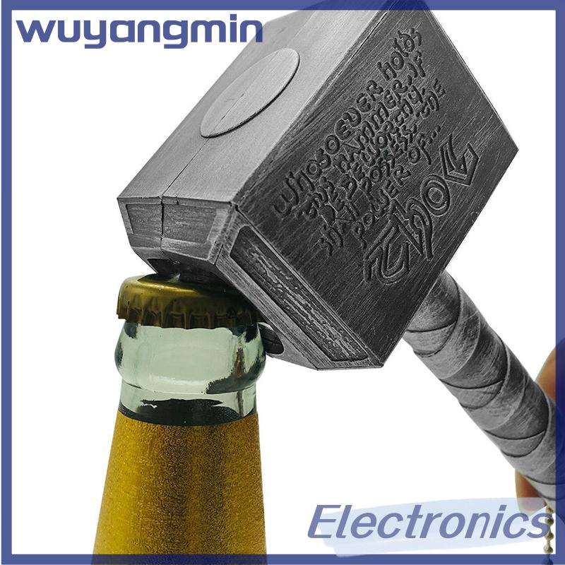 wuyangmin 1 cái dụng cụ mở chai bia búa đóng chai tay cầm bia hình Thor dụng cụ mở chai bia