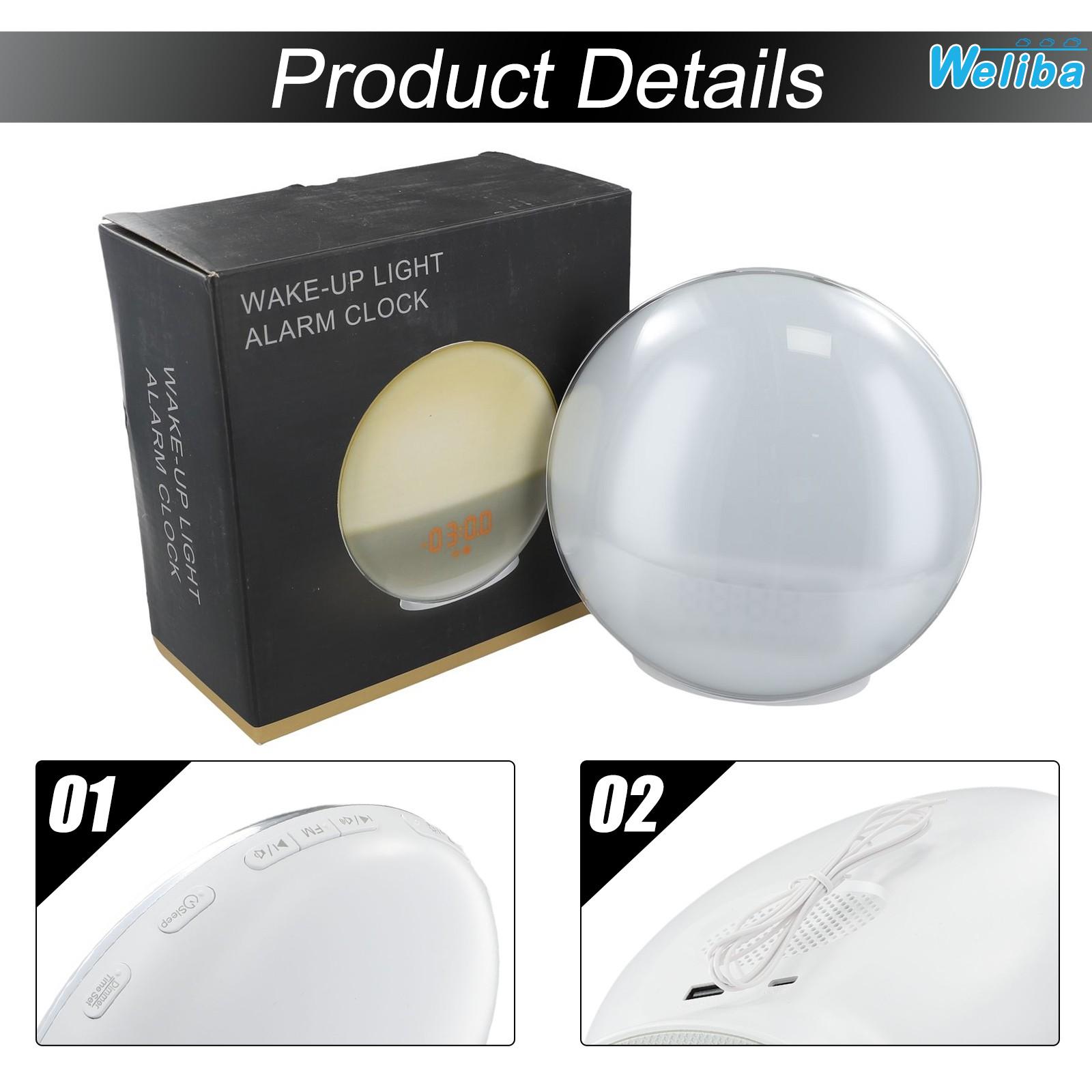 【BEAUROOM】 SunriseSunset Simulation Alarm Clock with LED Display and Adjustable Brightness [good day][New product release] ราคา 1,671 บาท*ส่งฟรี