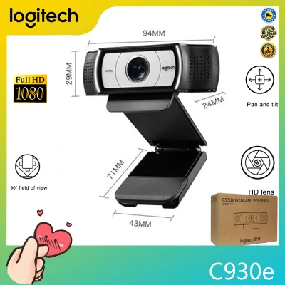 Original Logitech C930e HD 1080P HD video webcam for PC laptop USB DDP webcam with 4x digital zoom webcam