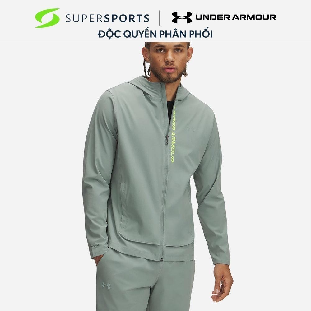 Áo Khoác Nam Under Armour Outrun The Storm - Xanh Mint - 1376794-348 Giá 1,867,000 Đồng*Miễn phí vận chuyển