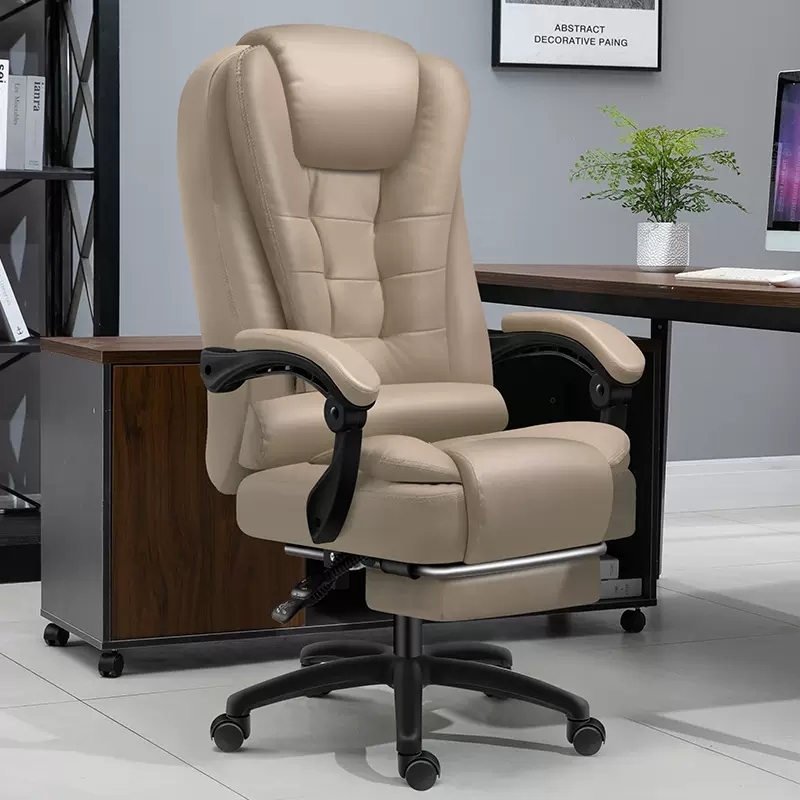 Ghế da văn phòng Giám đốc có Massage lưng xoay 360 ngả lưng gác chân, ghế xoay văn phòng bọc da PU cao cấp, ghế văn phòng, ghế làm việc tại nhà giá rẻ