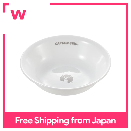 Captain Stag CS × correll tấm bộ đồ ăn tấm bóng 13cm khó phá vỡ lò vi sóng nhẹ tương thích máy rửa chén tương thích UH-553 Trắng