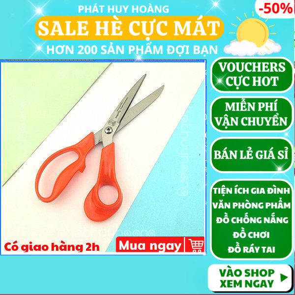 Kéo gia dụng thép không gỉ Nhơn Hòa NHK-9ID cực bén giá rẻ ✔️ kéo đa năng gia dụng nhà bếp ✔️ kéo cực bén ✔️ kéo nhà bếp ✔️ kéo giá rẻ ✔️ Phát Huy Hoàng